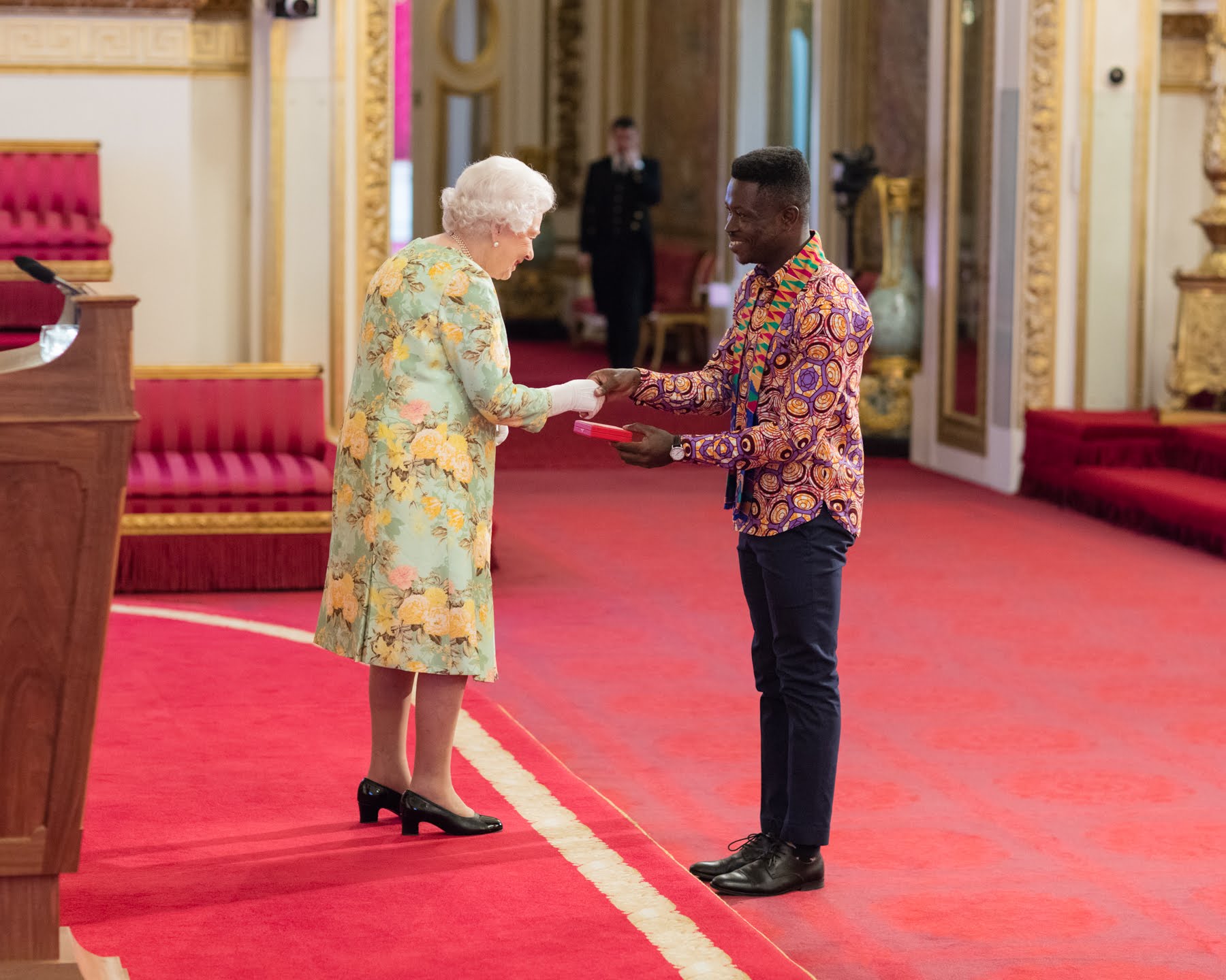 2018 Queens Young Leaders Award Winner Shadrack Frimpong from Ghana