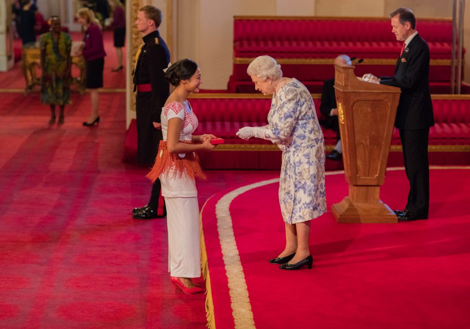 Aiona Prescott 2016 Queen's Young Leader Tonga