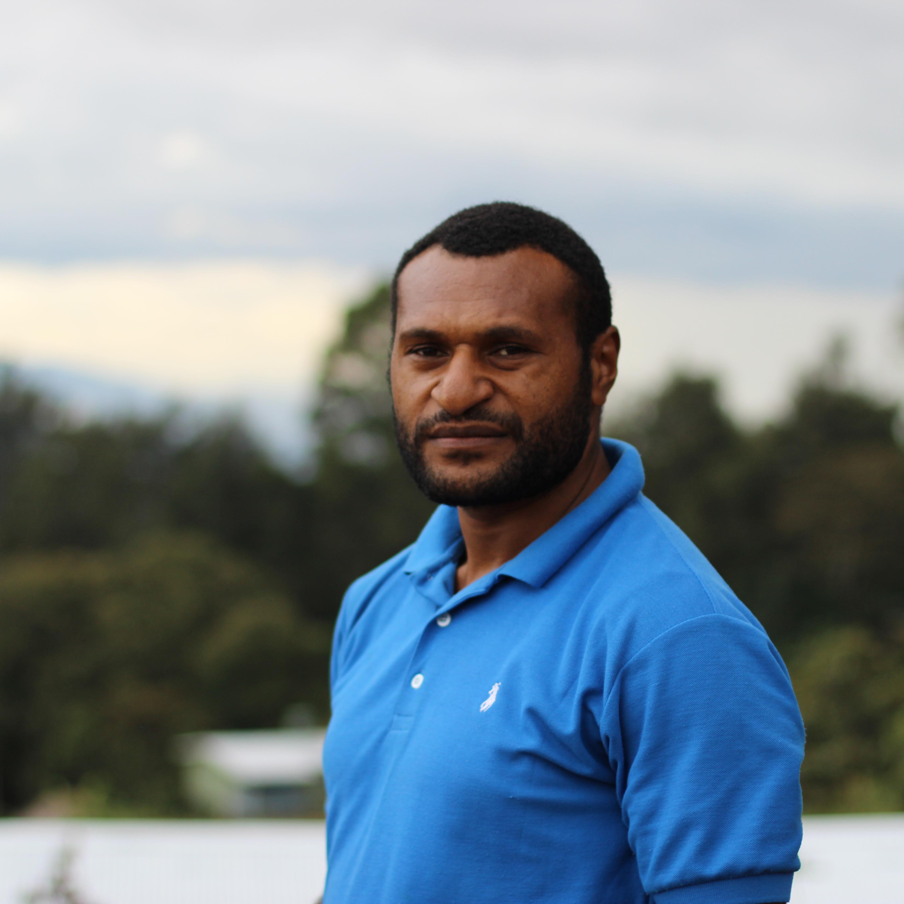 John Taka 2015 Queen's Young Leader from Papua New Guinea