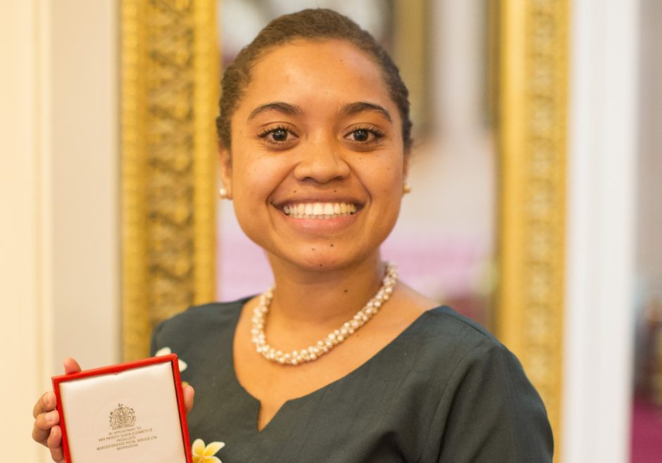 Luisa Tuilau 2016 Queen's Young Leaders from Fiji