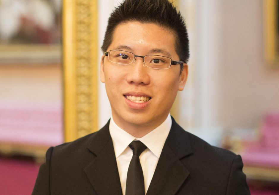 Mark Jin Quan Cheng 2016 Queen's Young Leader from Singapore