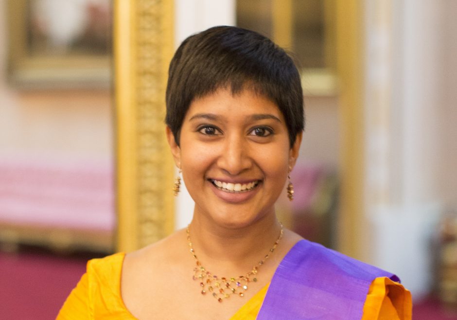Nushelle de Silva 2016 Queen's Young Leader from Sri Lanka