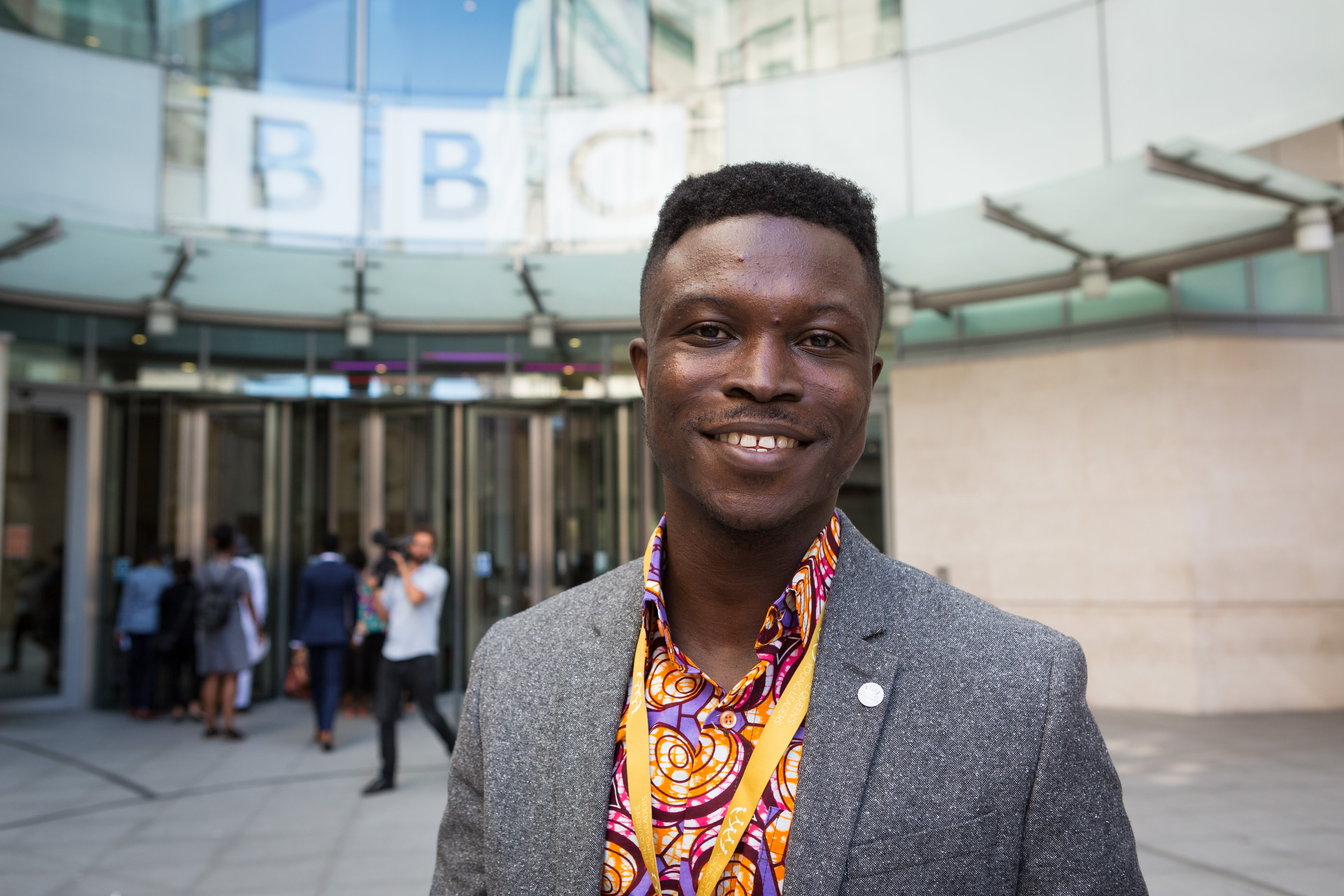 2018 Queens Young Leaders Award Winner Shadrack Frimpong from Ghana