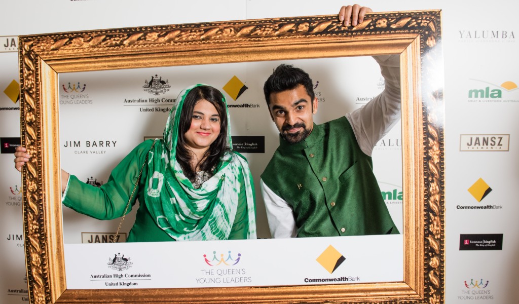 2016 Queen's Young Leaders Muhammad Usman Khan and Zainab Bibi